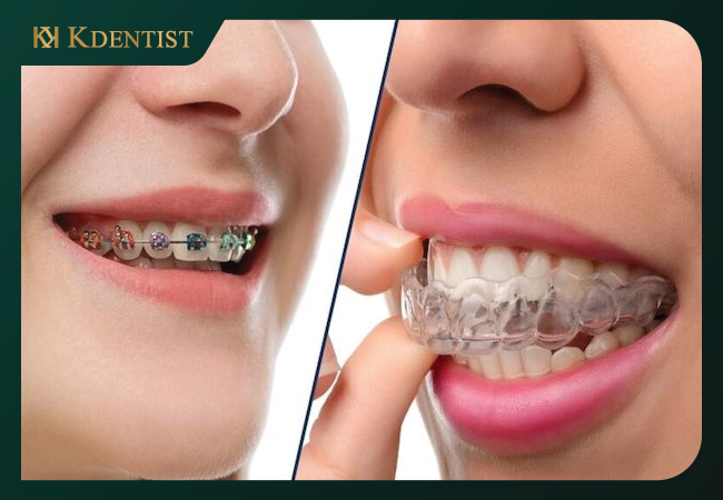Khách hàng trước và sau khi niềng răng Khách hàng trước và sau khi niềng răng